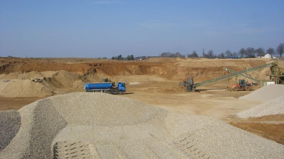 Quarzkiestagebau