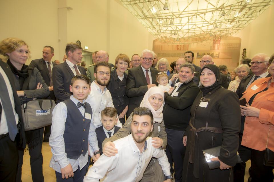 Treffen Ehrenamtlicher mit Bundespräsident Steinmeier