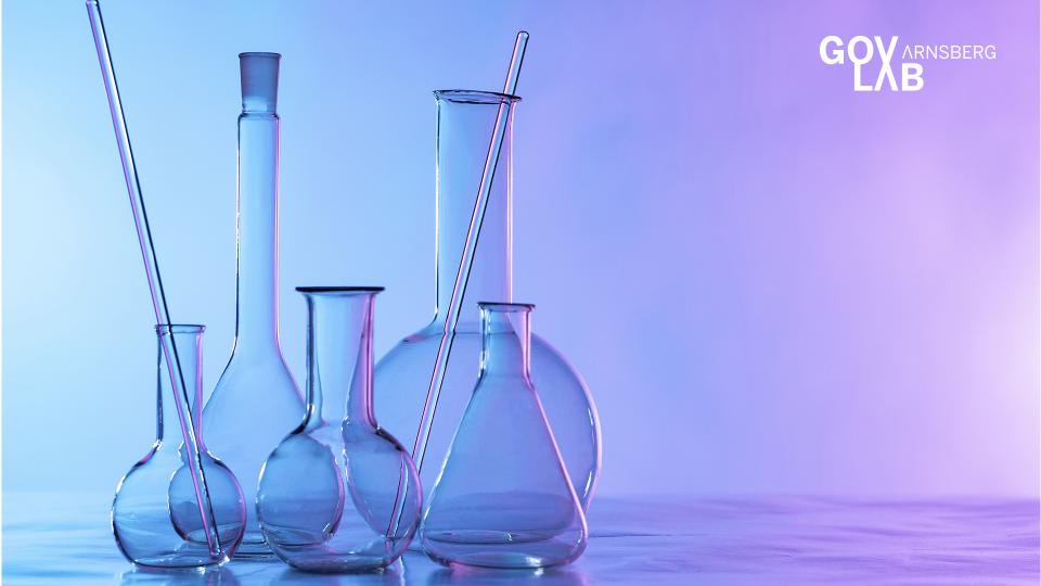 Gläser aus einem Chemielabor