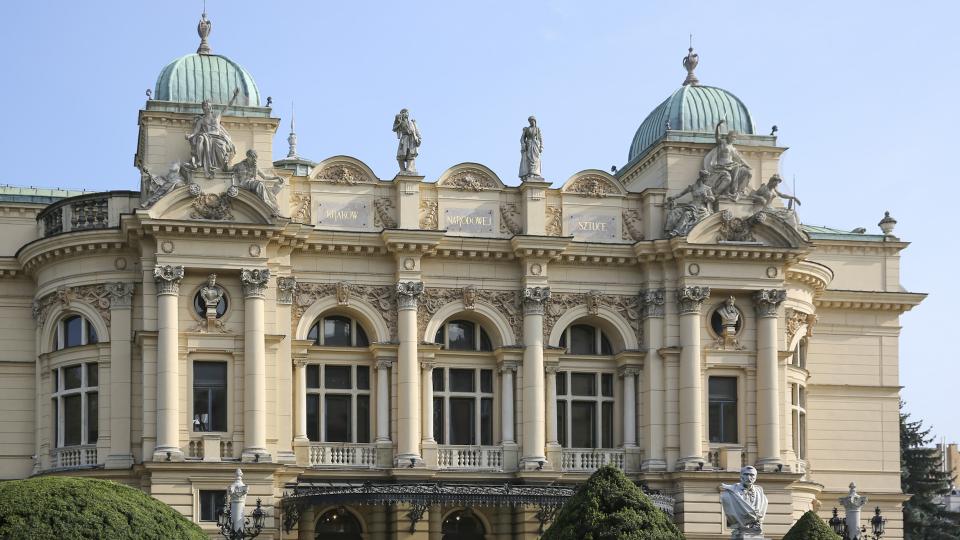 Blick auf das Juliusz-Słowacki-Theater