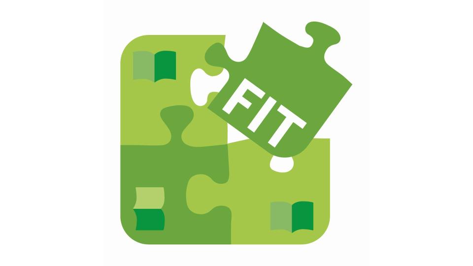 Abgebildet ist das Logo von "FerienIntensivTraining – FIT in Deutsch".
