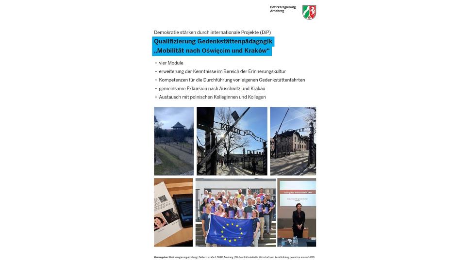 Abgebildet ist eine Zusammensetzung mehrerer Bilder vom Projekttag. 