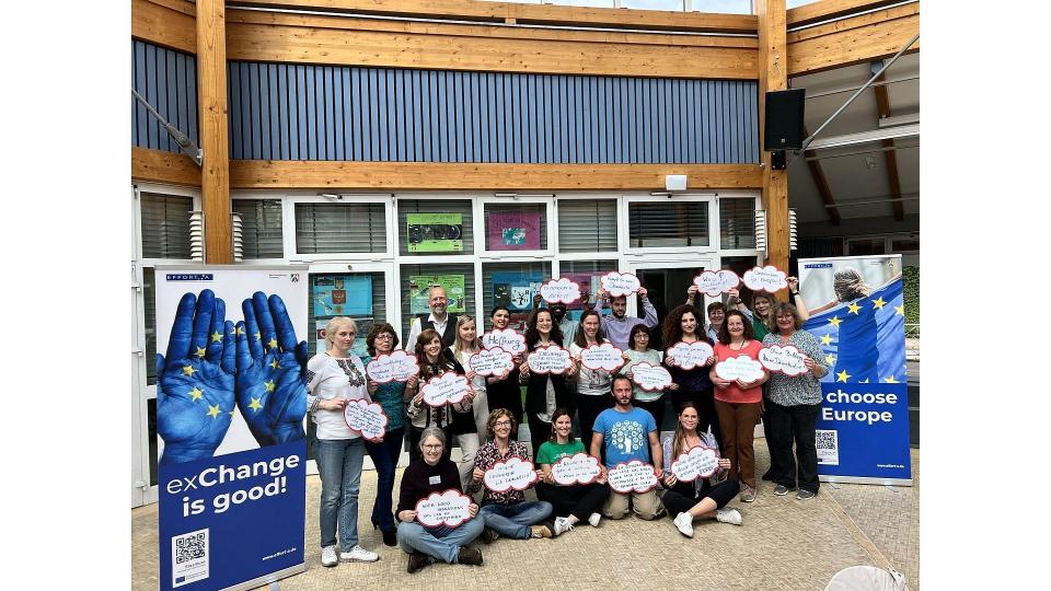 Abgebildet sind Impressionen zu der Veranstaltung “Together for Europe - Together for Justice”.