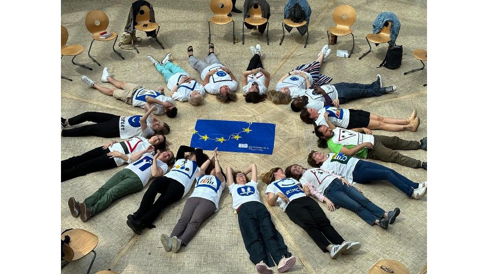Abgebildet sind Impressionen zu der Veranstaltung “Together for Europe - Together for Justice”.