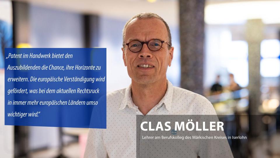 Abgebildet sind Eindrücke zu einer Veranstaltung von Patent in NRW.