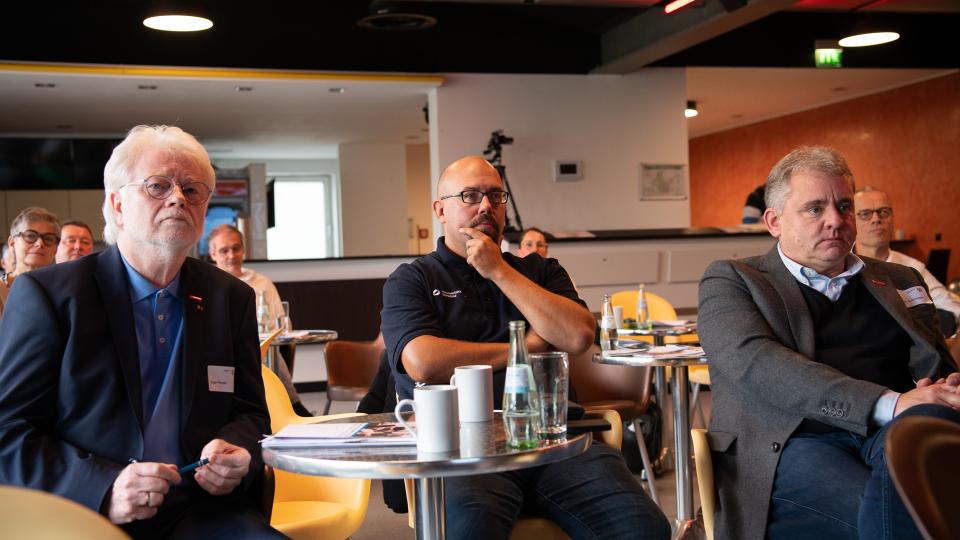 Abgebildet sind Eindrücke zu einer Veranstaltung von Patent in NRW.