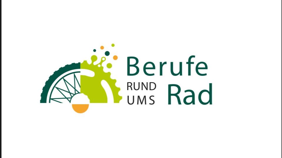 Abgebildet ist das Logo "Berufe rund ums Rad".