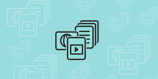 Icons von Dokumenten, Web-Seiten und Videos