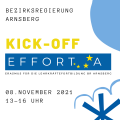 Plakat der KICK-OFF Veranstaltung am 08.11.2021 