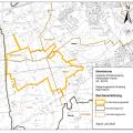 Gebietskarte geplantes Flurbereinigungsverfahren Heidewälder Hamm – Geobasisdaten 