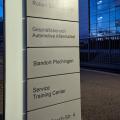 Schild der Fa. Bosch am Standort Plochingen