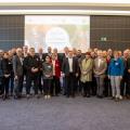 Die Delegationen der Bezirksregierungen Arnsberg und Detmold sowie des Regierungspräsidiums Kassel bei ihrer Arbeitstagung im Lippstädter Landesbehördenhaus.