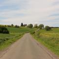Abgebildet ist ein Feldweg im Sauerland.