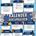 Abgebildet ist der Kalender der Sprachen.