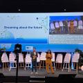 Abgebildet sind Impressionen zur Stakeholder-Konferenz der Europäischen Kommission zu Erasmus+ und dem Europäischen Solidaritätskorps (ESC) in Brüssel.