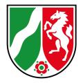 Abgebildet ist das Wappen von Nordrhein-Westfalen.